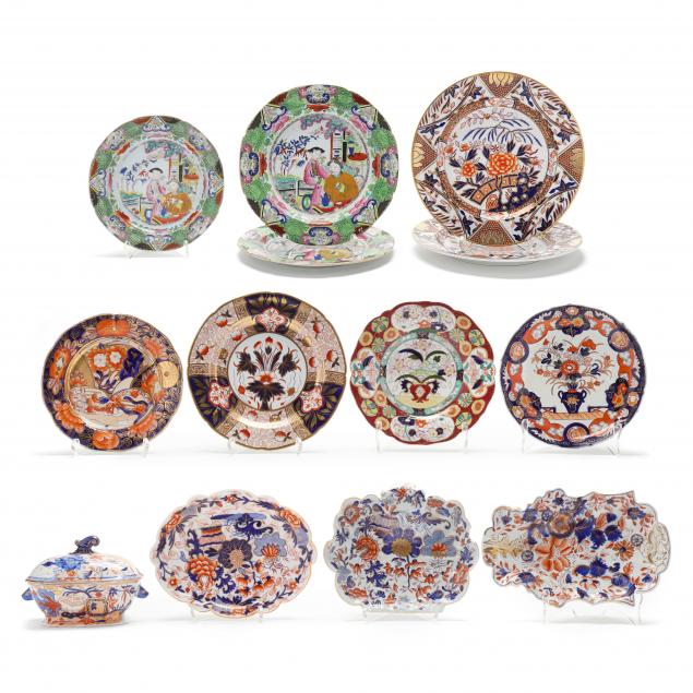 a-selection-of-thirteen-19th-century-ironstone-china-pieces