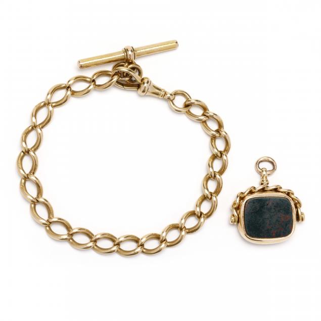 gold-watch-chain-with-hardstone-fob