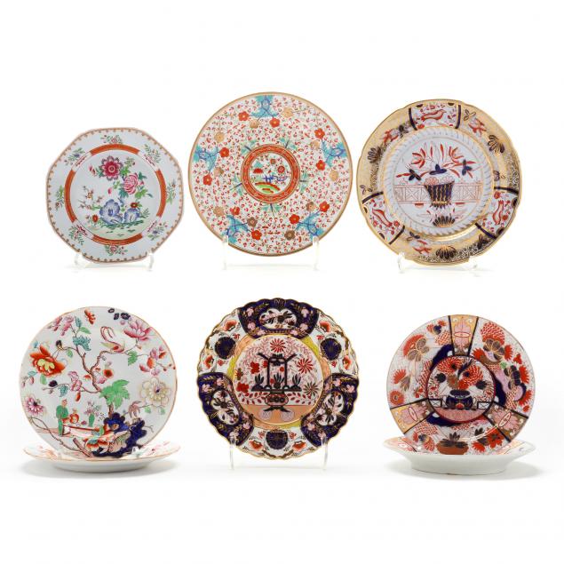 a-group-of-eight-marked-antique-china-dishes