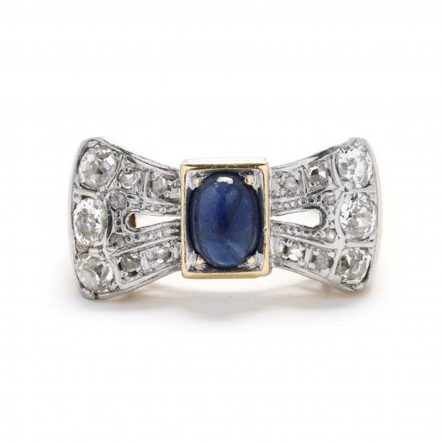 platinum-gold-and-gem-set-bow-tie-motif-ring