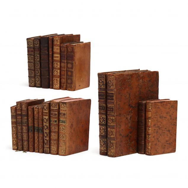 large-group-of-leather-bound-french-books-on-various-subjects