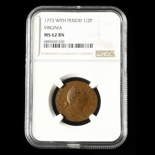 1773-virginia-halfpenny-ngc-ms62-bn