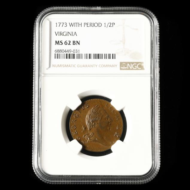 1773-virginia-halfpenny-ngc-ms62-bn