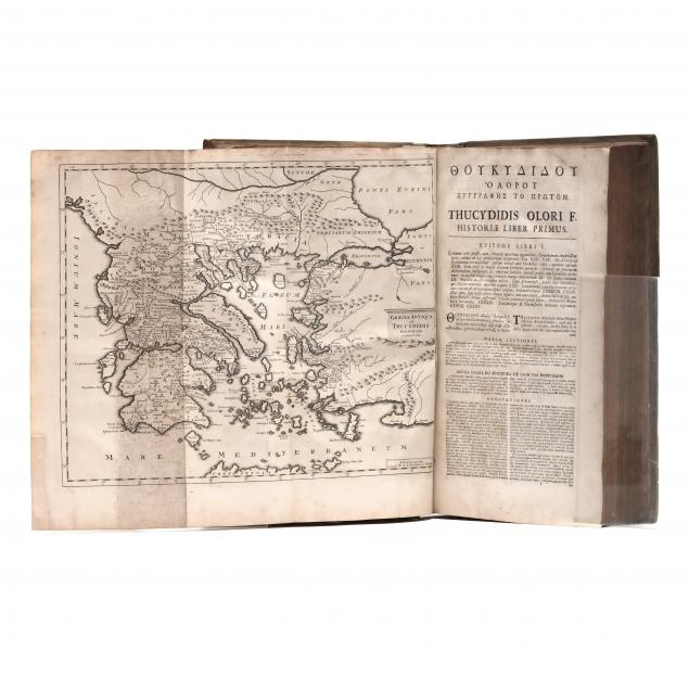 thucydides-s-i-history-of-the-peloponnesian-war-i-in-greek-and-latin-with-folding-maps