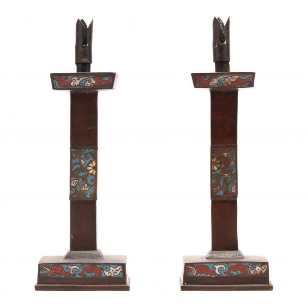 a-pair-of-asian-champleve-candlesticks