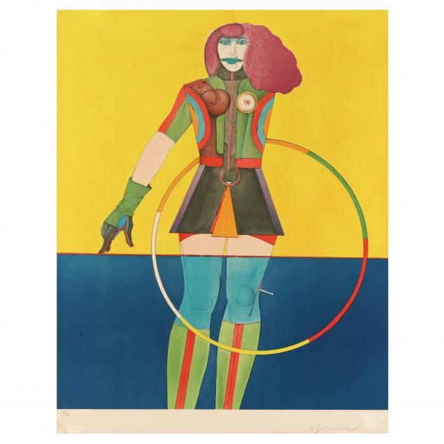 richard-lindner-german-1901-1978-i-girl-with-hoop-i-from-the-i-fun-city-portfolio-i