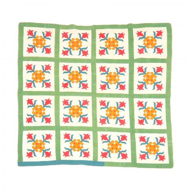 southern-hand-stitched-applique-quilt