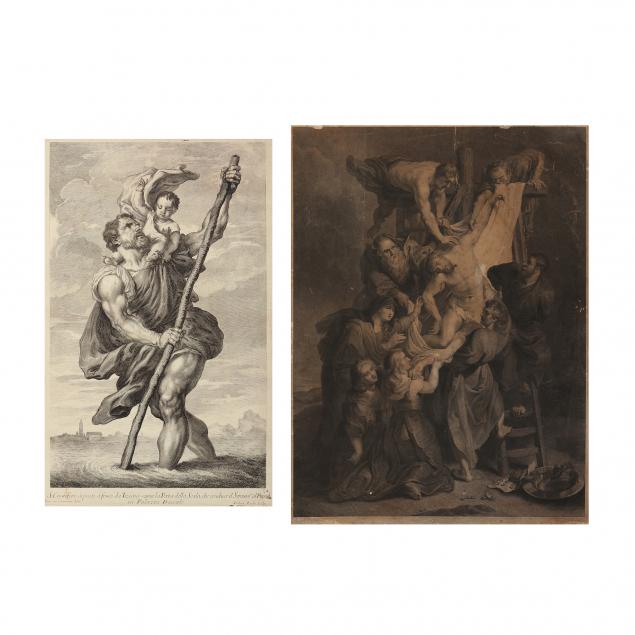 two-continental-antique-religious-engravings