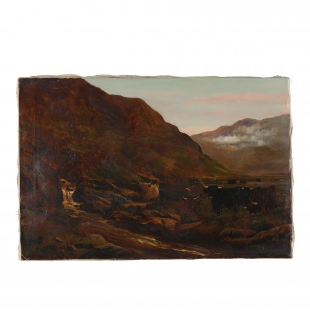 scottish-school-mid-19th-century-highland-cows-in-a-landscape