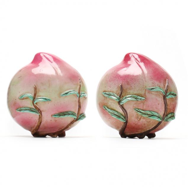 pair-of-chinese-ceramic-altar-peaches