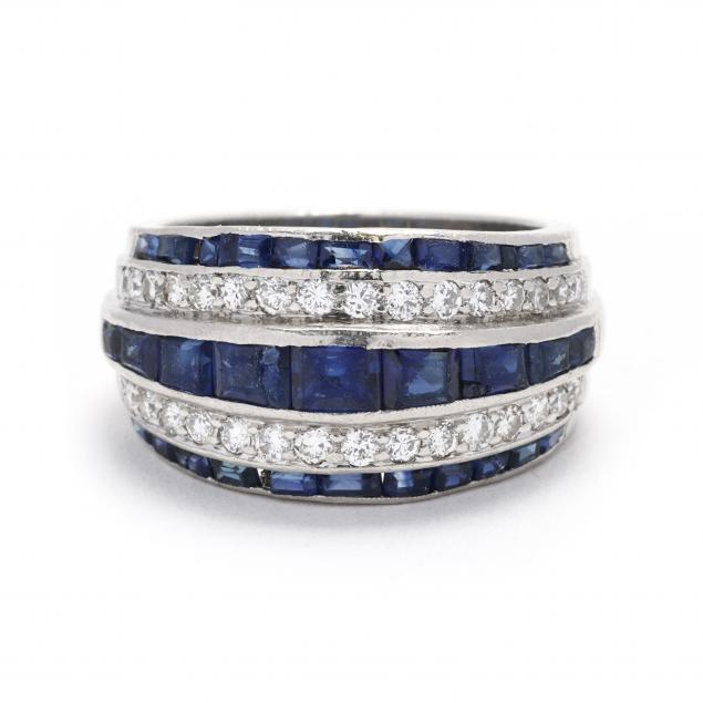 vintage-platinum-sapphire-and-diamond-ring
