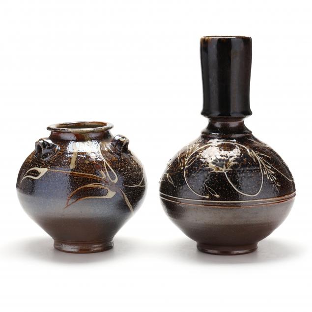alex-matisse-ma-nc-b-1984-east-fork-pottery-two-vases