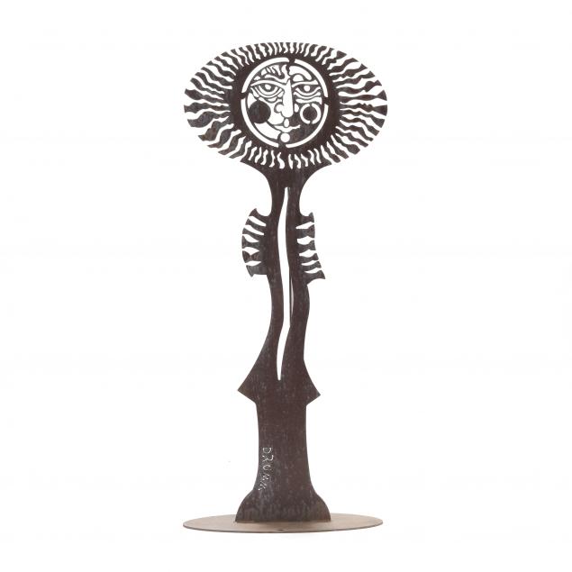 don-drumm-oh-nc-b-1935-five-foot-outdoor-iron-sunflower-sculpture