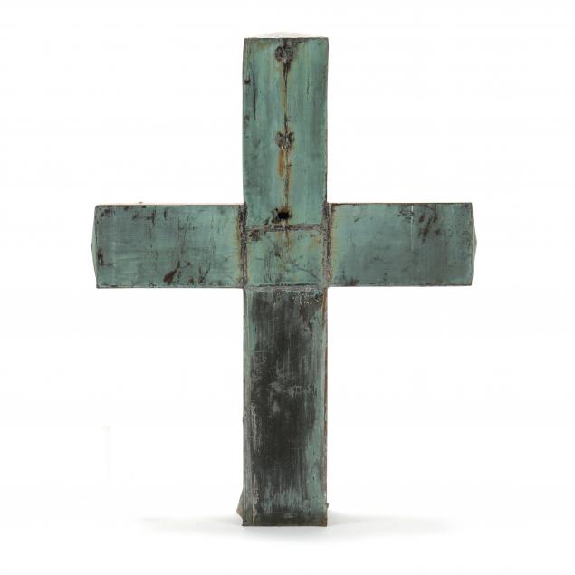 a-5-foot-full-bodied-copper-cross-ornament