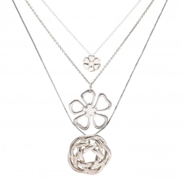three-sterling-silver-pendant-necklaces-tiffany-co