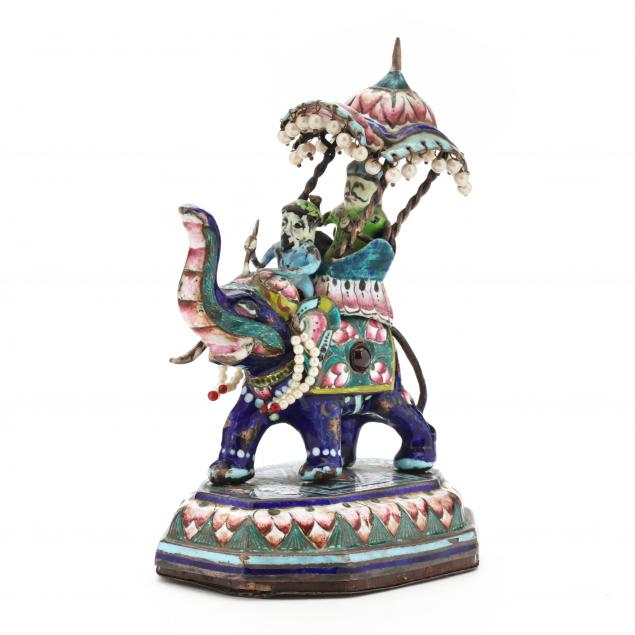 an-indian-silver-and-enamel-i-howdah-i-figure