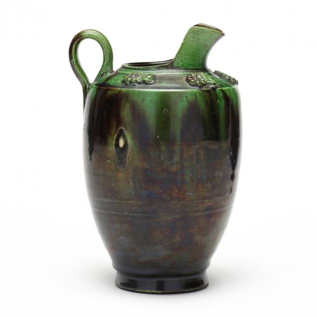 chinese-majolica-pitcher