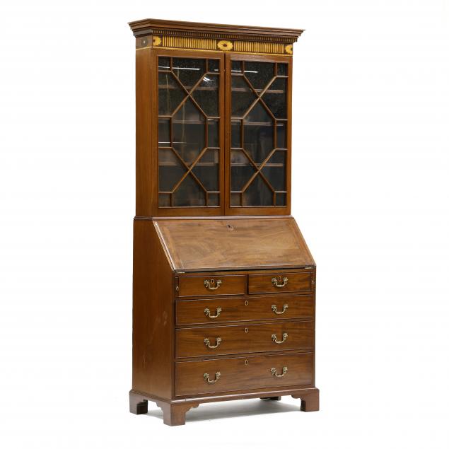 george-iii-inlaid-mahogany-bureau-bookcase