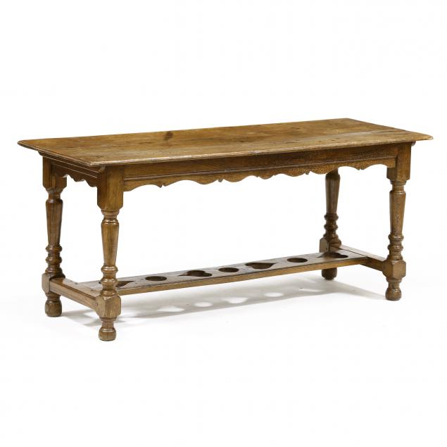 antique-welsh-oak-trestle-base-low-table