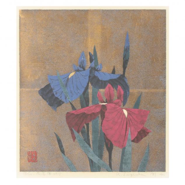 kazutoshi-sugiura-japanese-b-1938-i-iris-no-15-i