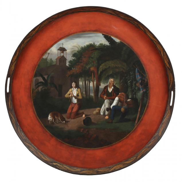 antique-continental-toleware-tray-i-paul-et-virginie-i