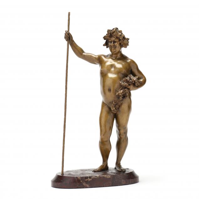 continental-school-late-19th-century-a-fine-bronze-model-of-a-bacchic-figure