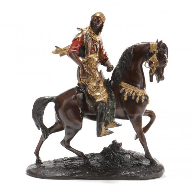 after-antoine-louise-barye-french-1796-1875-arab-on-horseback