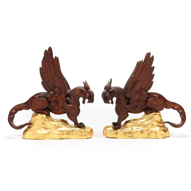a-pair-of-continental-carved-griffins-on-giltwood-stands