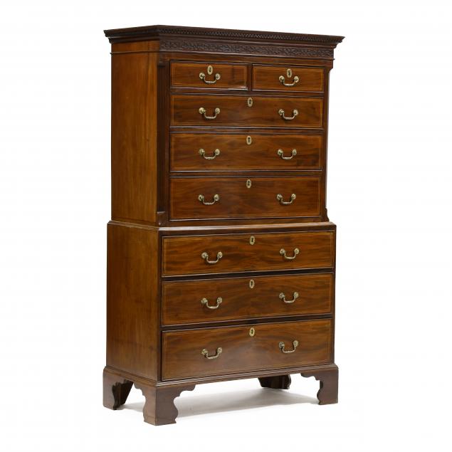 english-chippendale-inlaid-mahogany-chest-on-chest-with-fretwork