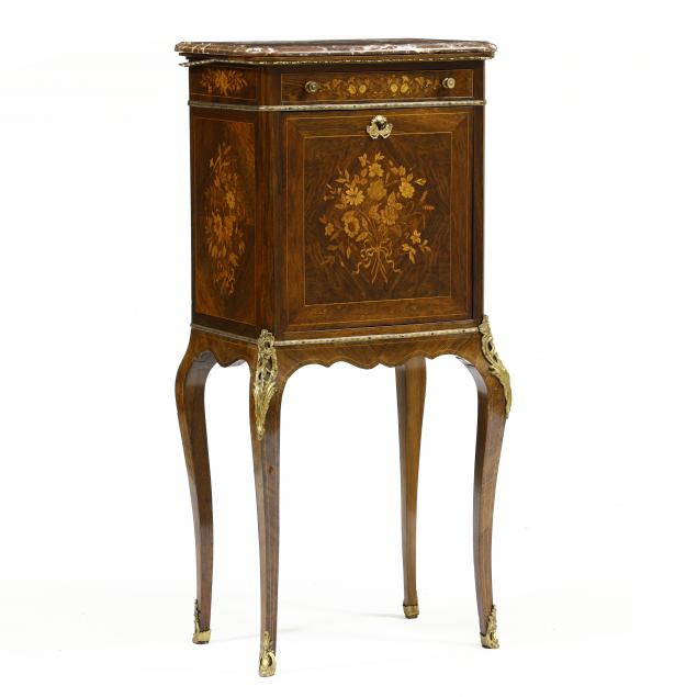 antique-louis-xv-style-inlaid-rosewood-marble-top-drinks-cabinet