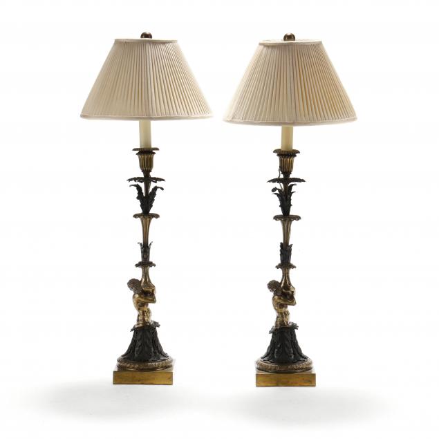 a-pair-of-continental-patinated-and-gilt-bronze-triton-lamps