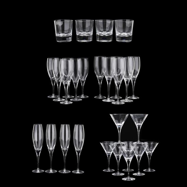 28-pieces-of-orrefors-i-intermezzo-i-black-crystal-barware