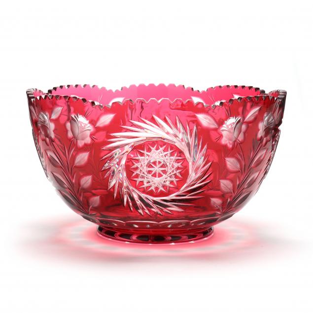 bohemian-ruby-cut-to-clear-center-bowl