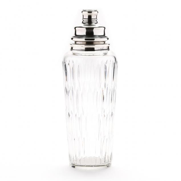 hawkes-sterling-silver-and-cut-glass-cocktail-shaker