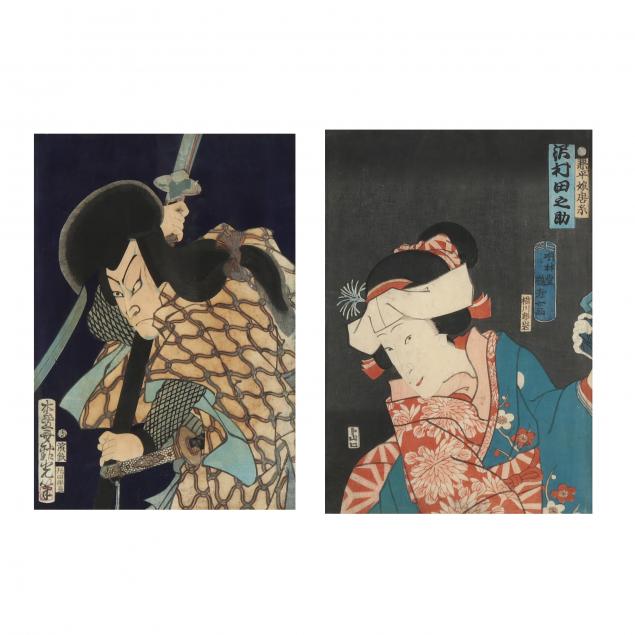 two-japanese-woodblock-prints