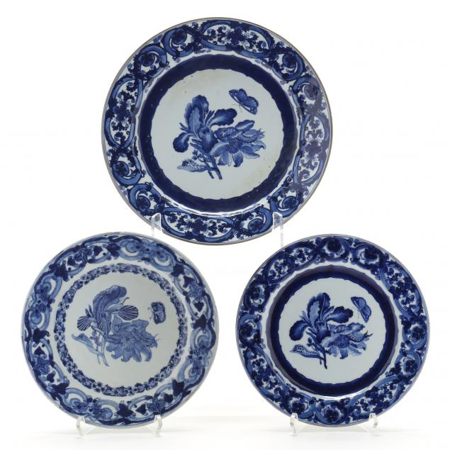 a-group-of-chinese-export-porcelain-amsterdams-bont-plates