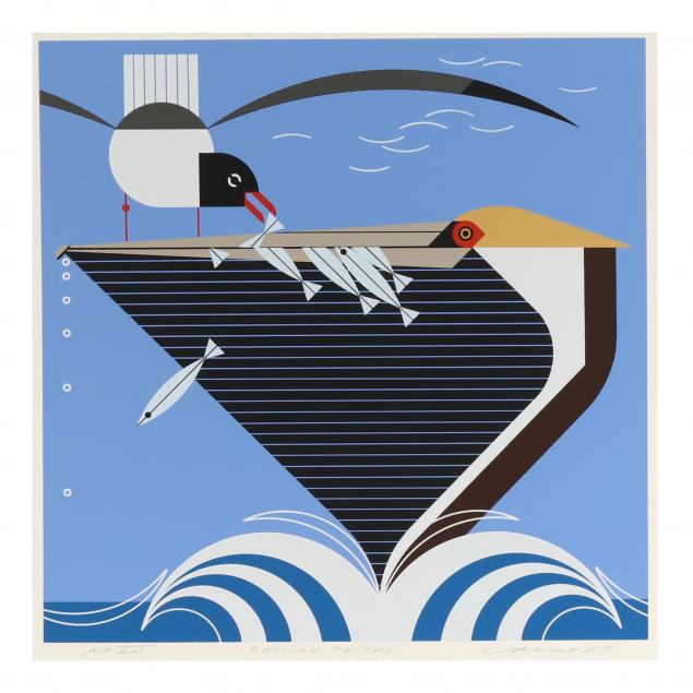 charley-harper-american-1922-2007-i-pelican-pantry-i