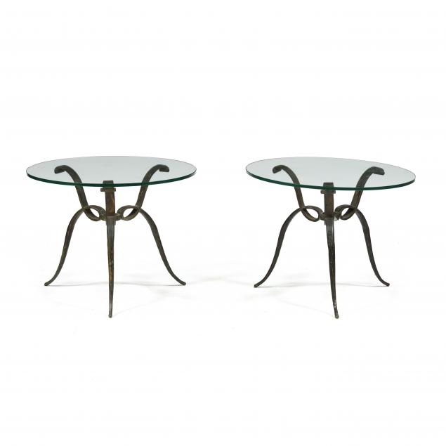 pair-of-hollywood-regency-bronze-and-glass-side-tables