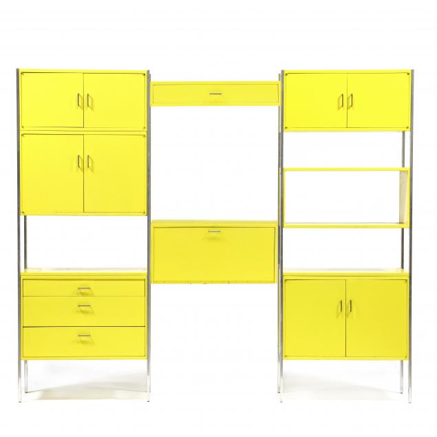 jack-cartwright-american-20th-century-vintage-yellow-wall-unit