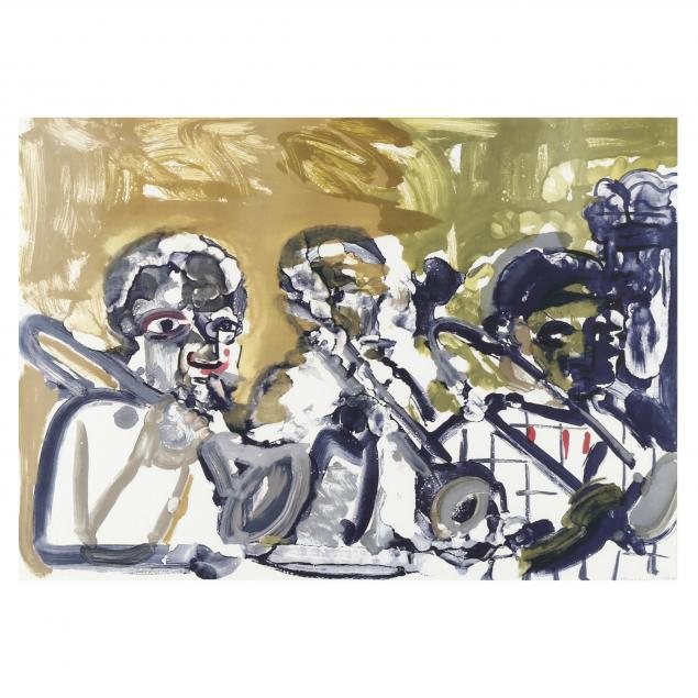 romare-bearden-american-1911-1988-i-brass-section-jamming-at-mintons-i