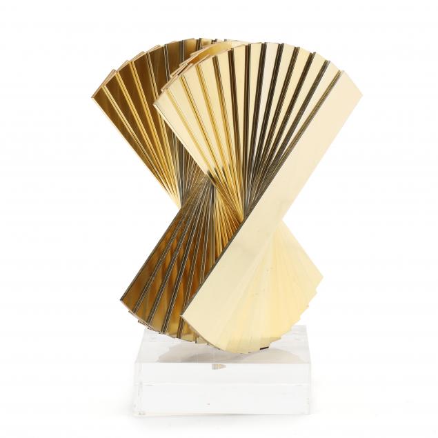 dan-murphy-nc-abstract-gilt-aluminum-sculpture