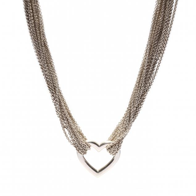 sterling-silver-multi-strand-heart-motif-necklace-tiffany-co