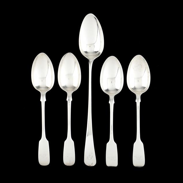 five-georgian-and-victorian-silver-spoons