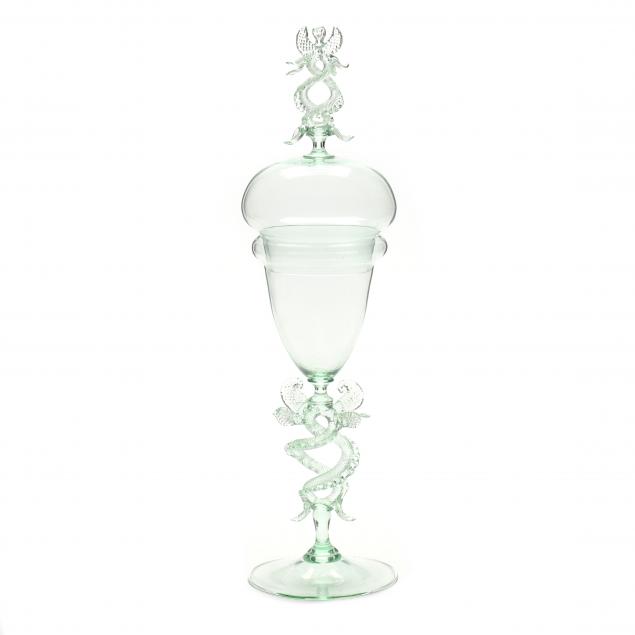 venetian-glass-lidded-goblet