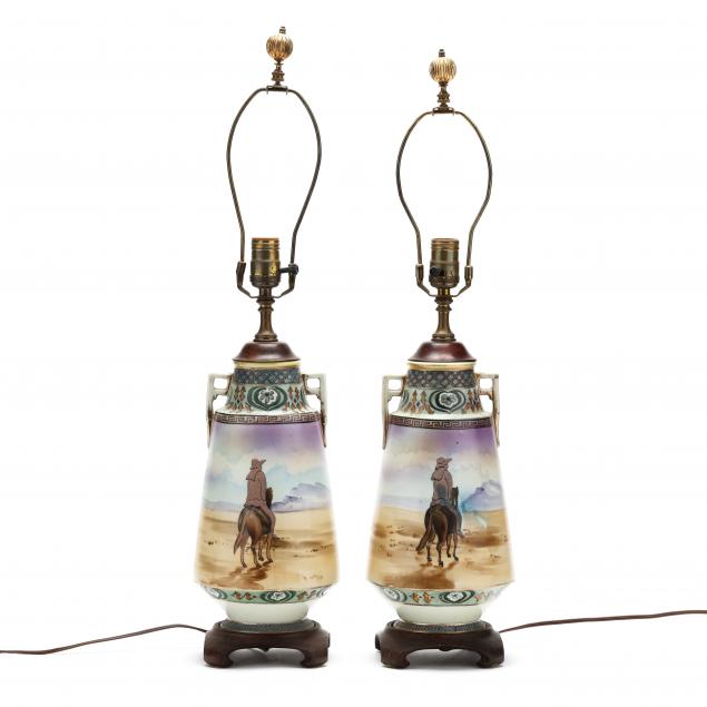 pair-of-nippon-porcelain-moriage-table-lamps