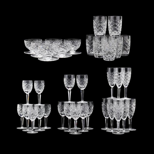 39-pieces-of-waterford-i-comeragh-i-crystal-glassware