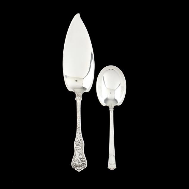 two-tiffany-co-sterling-silver-flatware-servers