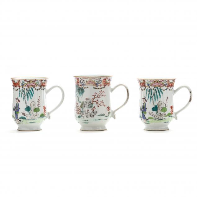 three-chinese-export-porcelain-bell-shaped-mugs