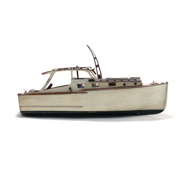 vintage-large-model-of-a-yacht