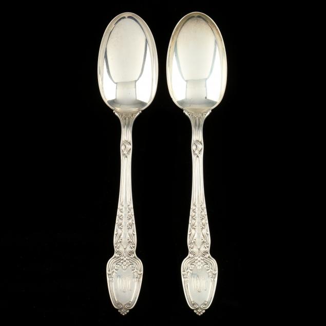 pair-of-tiffany-co-sterling-silver-i-broom-corn-i-tablespoons